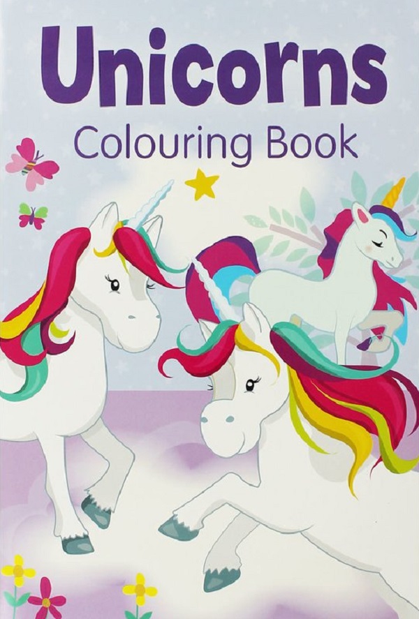 Unicorns Carte De Colorat PDF Autor MsBook Ro