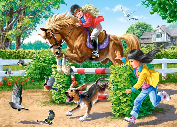 Puzzle 108 Castorland - Horse Riding Holidays
