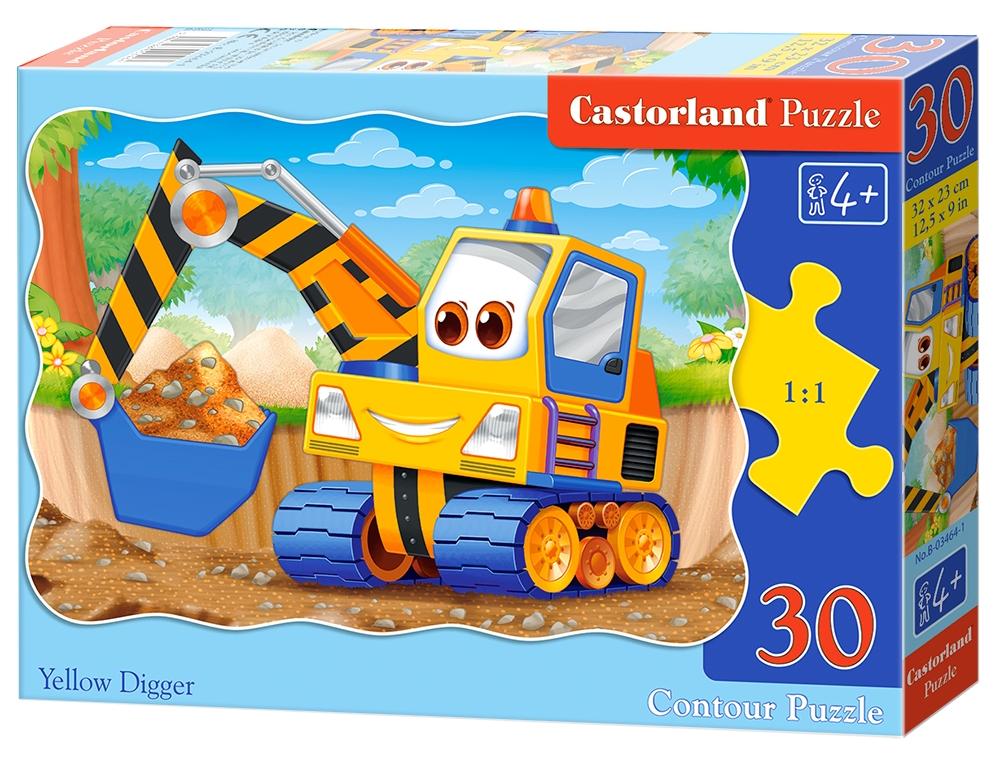 Puzzle 30 Castorland - Yellow Digger