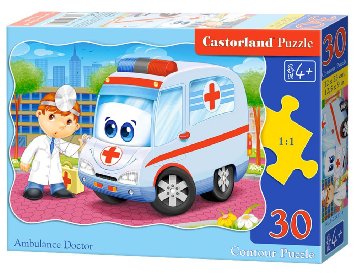 Puzzle 30 Castorland - Ambulance Doctor