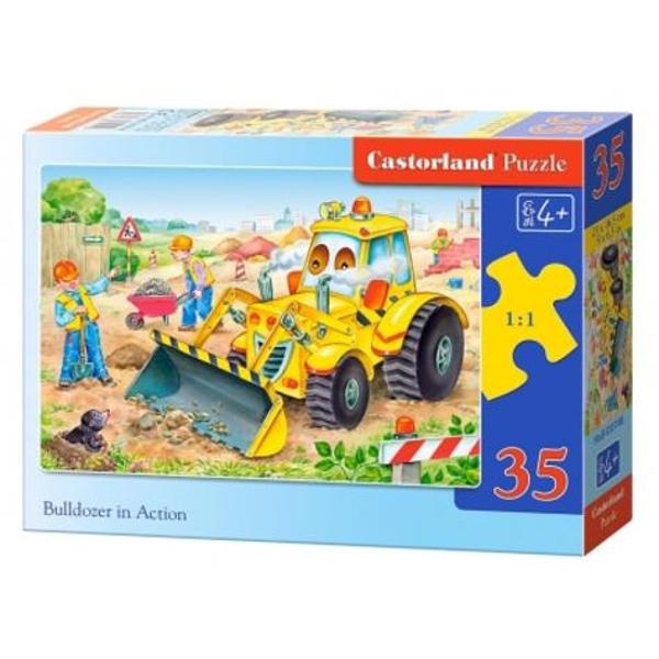 Puzzle 35 Castorland - Bulldozer in Action