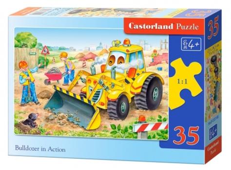 Puzzle 35 Castorland - Bulldozer in Action