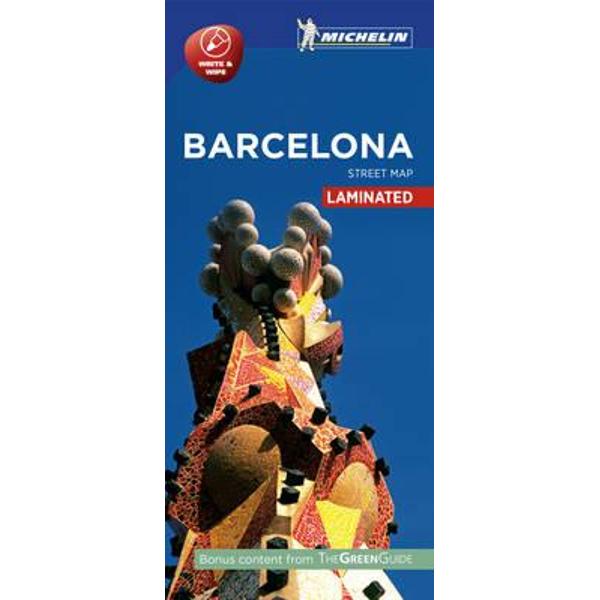 Barcelona -Citymap Laminated