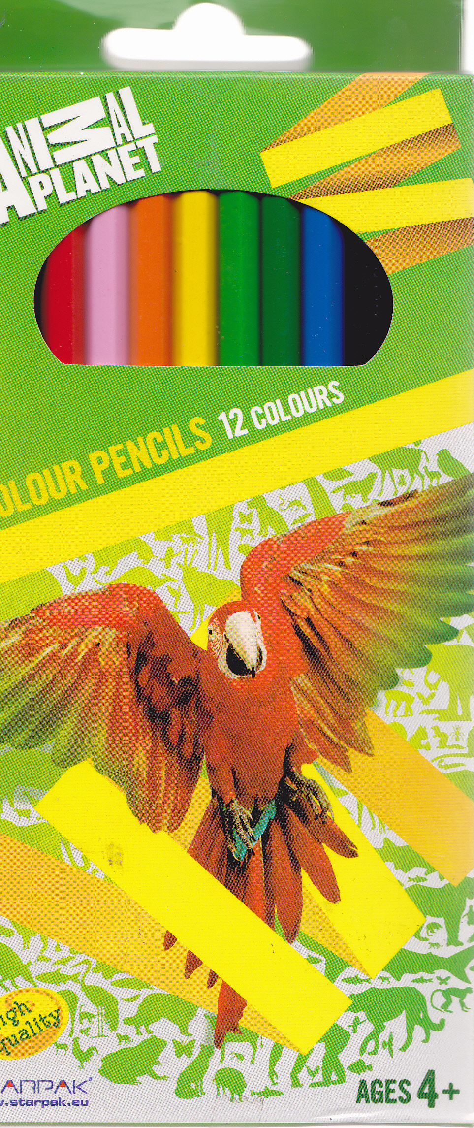 Animal Planet, Colour pencils. Set 12 creioane colorate