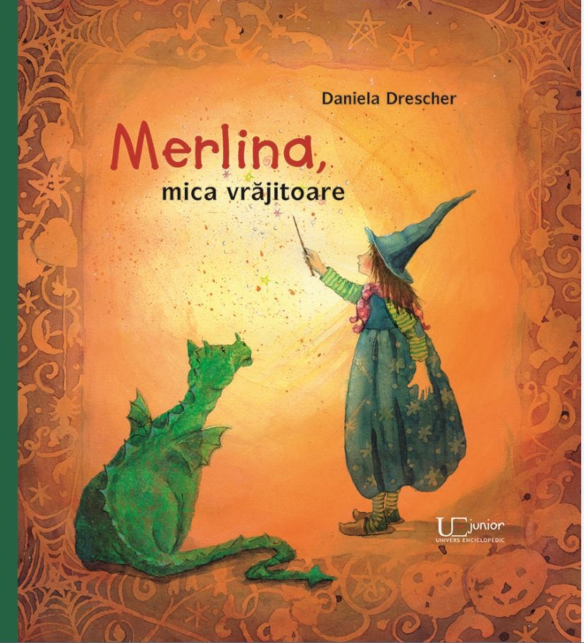 Coperta cărții 'Merlina, mica vrajitoare - Daniela Drescher'