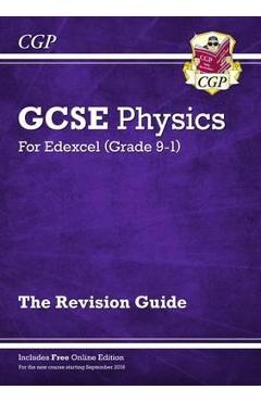 Coperta cărții 'New Grade 9-1 GCSE Physics: Edexcel Revision Guide with Onli'