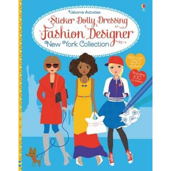 Sticker Dolly Dressing Fashion Designer New York Collection