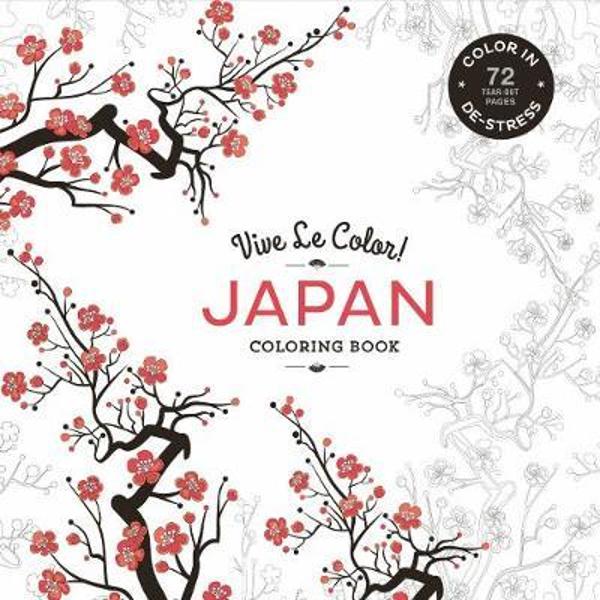 Vive le Color! Japan (Coloring Book)