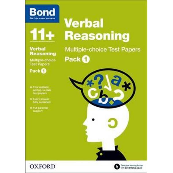 Bond 11+: Verbal Reasoning: Multiple Choice Test Papers