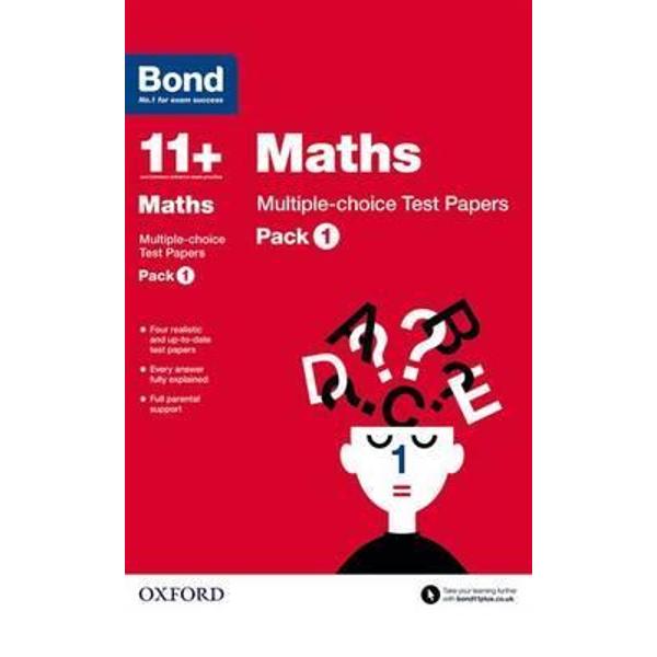 Bond 11+: Maths: Multiple Choice Test Papers