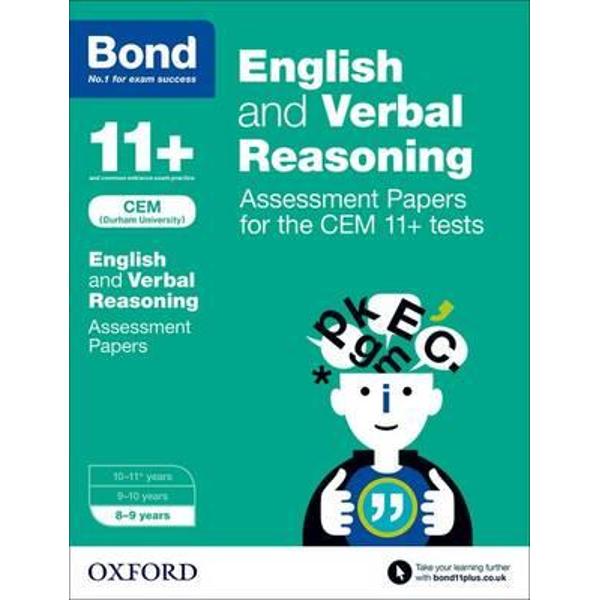 Bond 11+: English & Verbal Reasoning: Assessment Papers