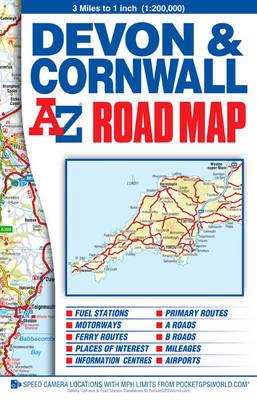 Devon & Cornwall Road Map