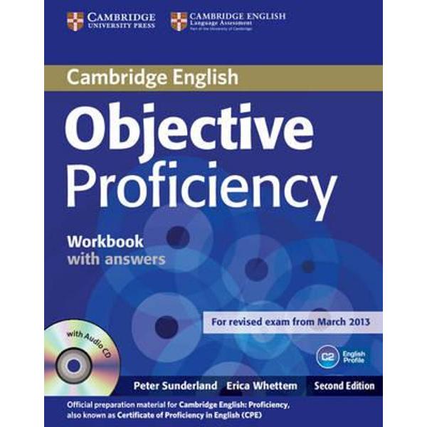 Objective Proficiency Workbook with Answers with Audio CD