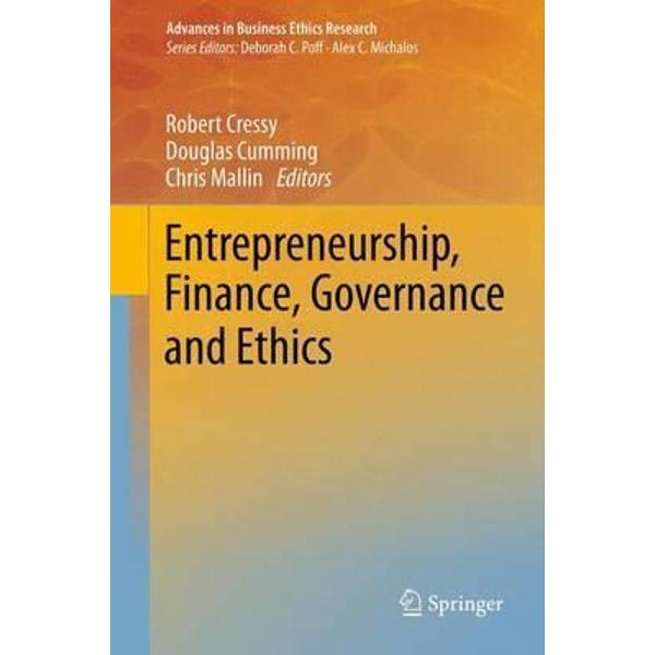 Entrepreneurship, Finance, Governance and Ethics