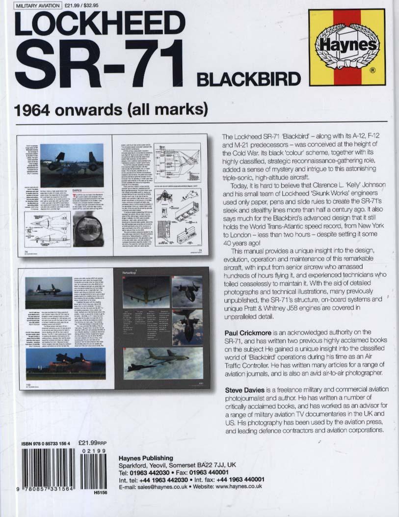 Lockheed SR-71 Blackbird Manual