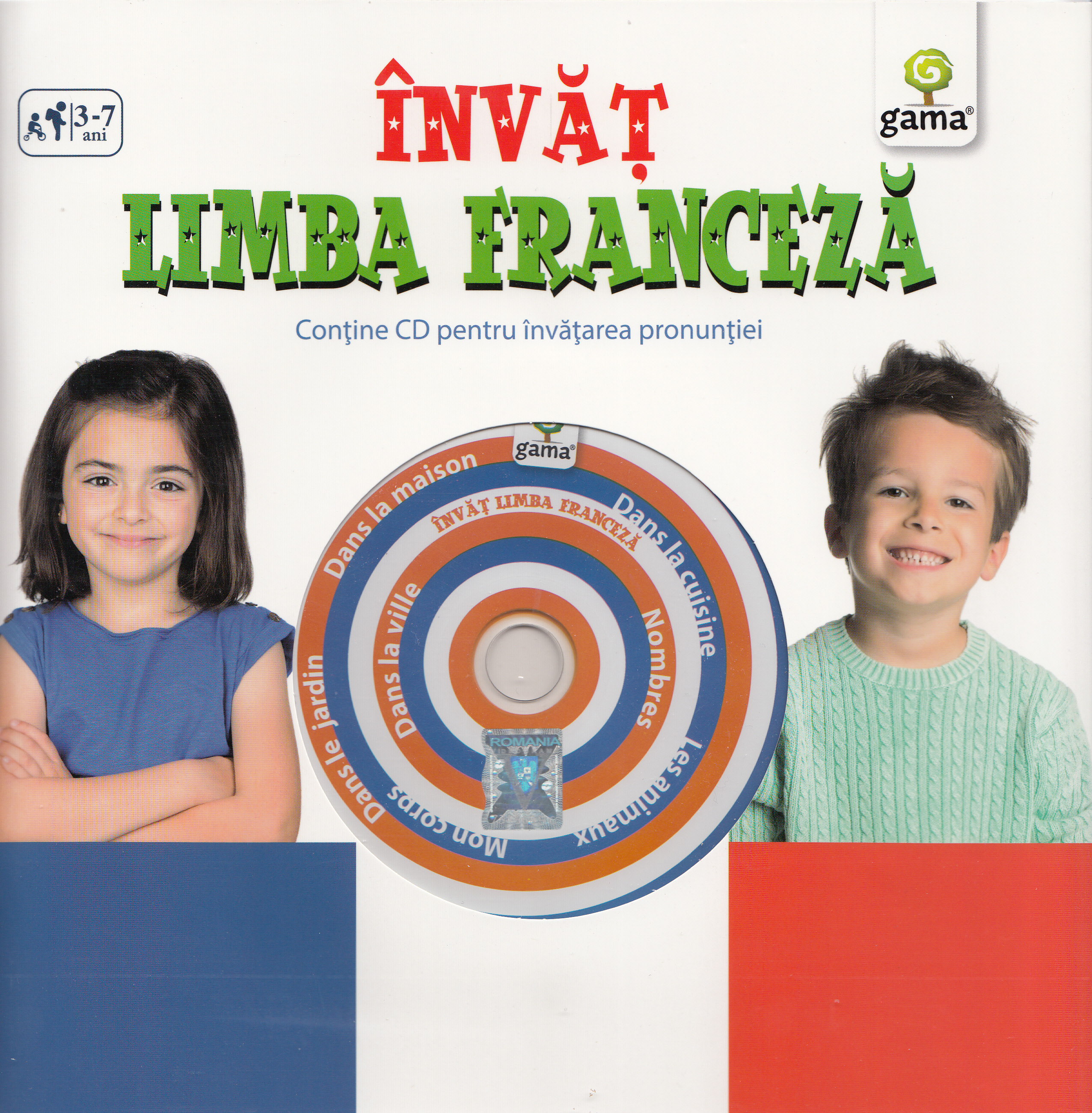 Invat limba franceza (contine CD cu jocuri)