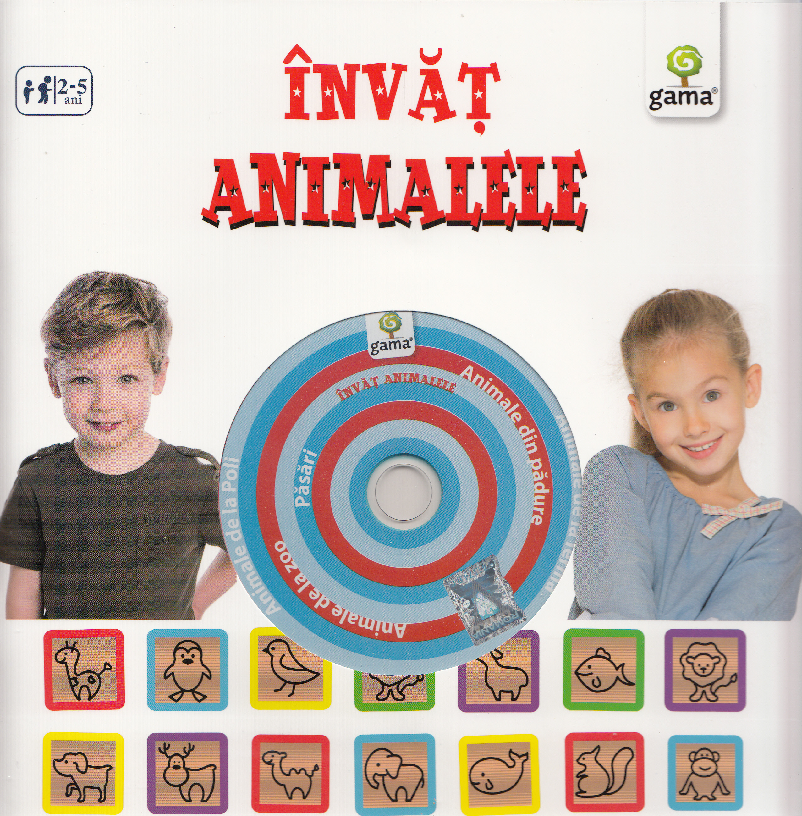 Invat animalele (contine CD cu jocuri)
