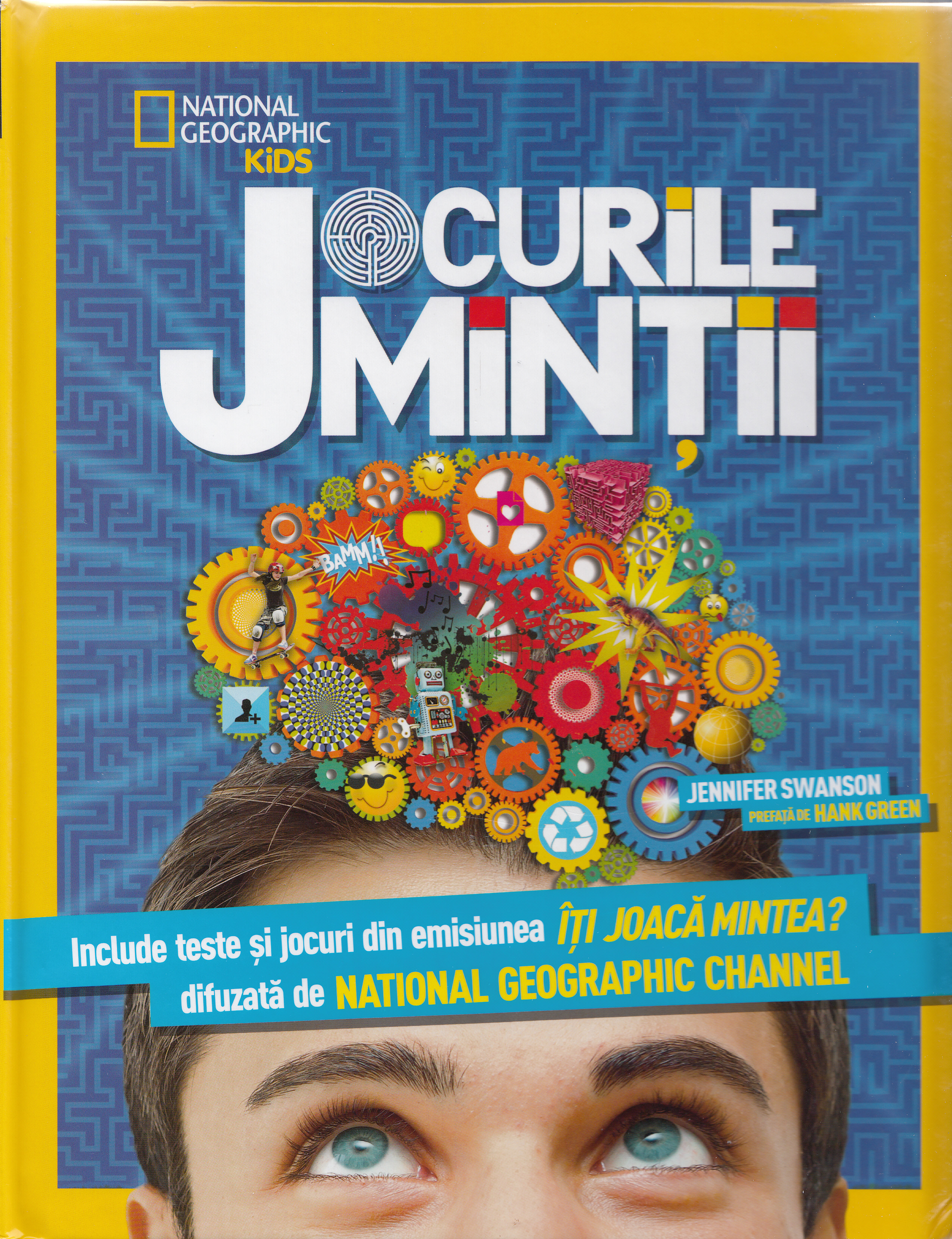 Coperta cărții 'Jocurile mintii - National Geographic Kids'
