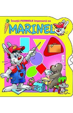 Coperta cărții 'Învață formele împreună cu Marinel'