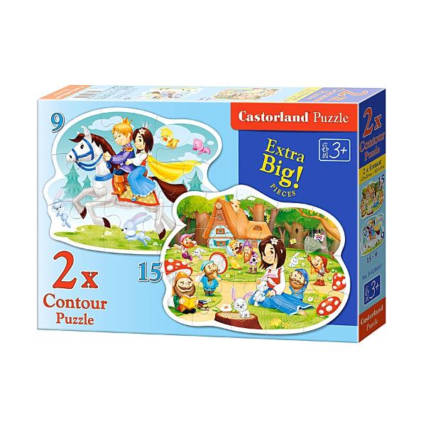 Puzzle 2 in 1 - Snow White and the Seven Dwarfs