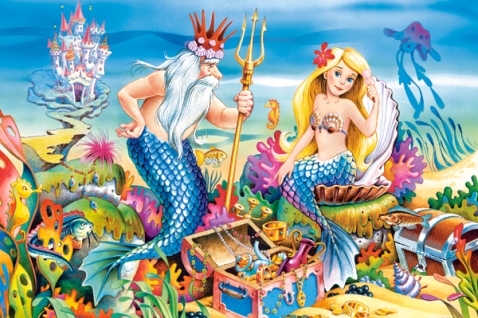 Puzzle 35 Castorland - Little Mermaid