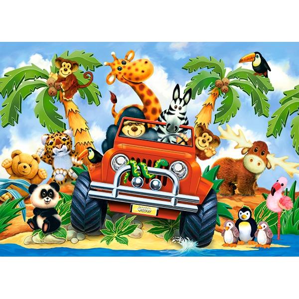 Puzzle 40 Maxi - Softies on Safari