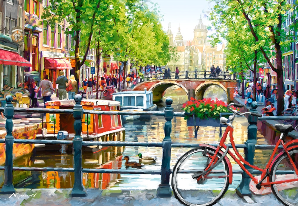 Puzzle 1000 - Amsterdam Landscape