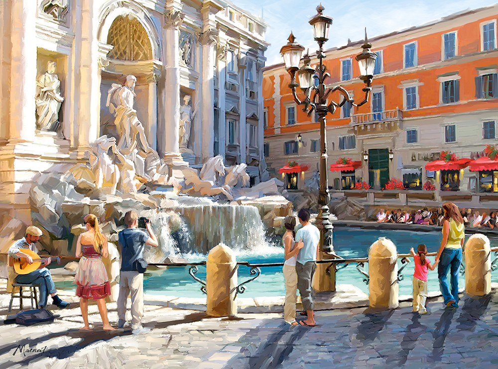 Puzzle 3000 - The Trevi Fountain