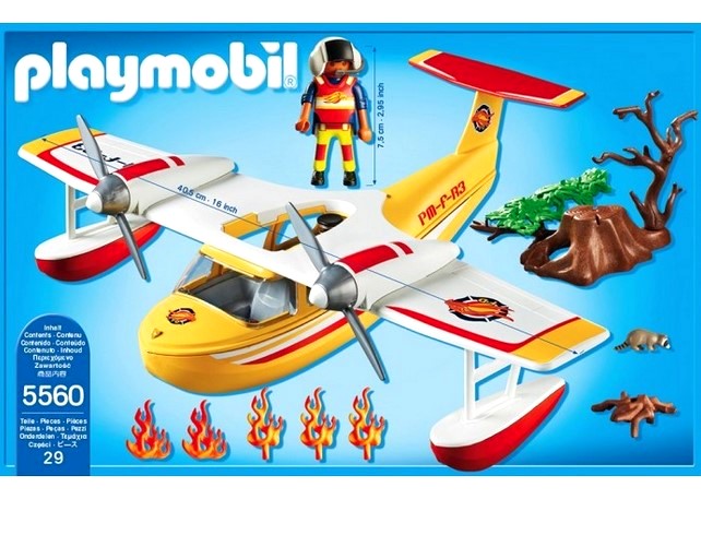 Playmobil - Avion pentru incendii