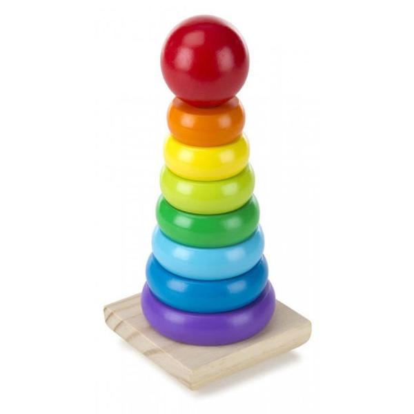 Rainbow stacker. Piramida curcubeu