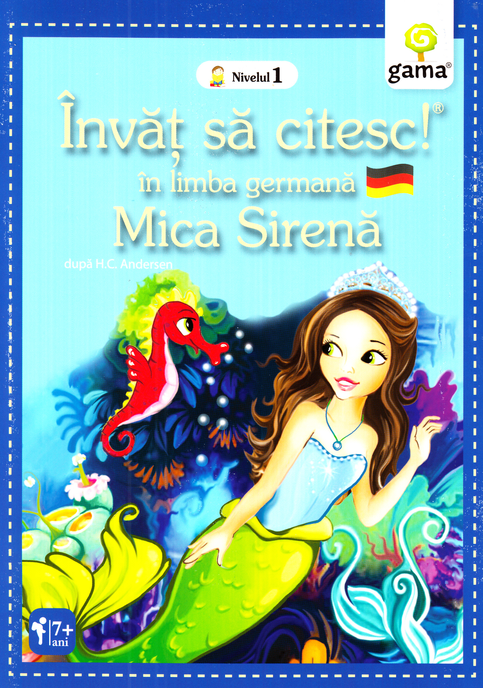 Invat sa citesc in limba germana - Mica sirena - Nivelul 1