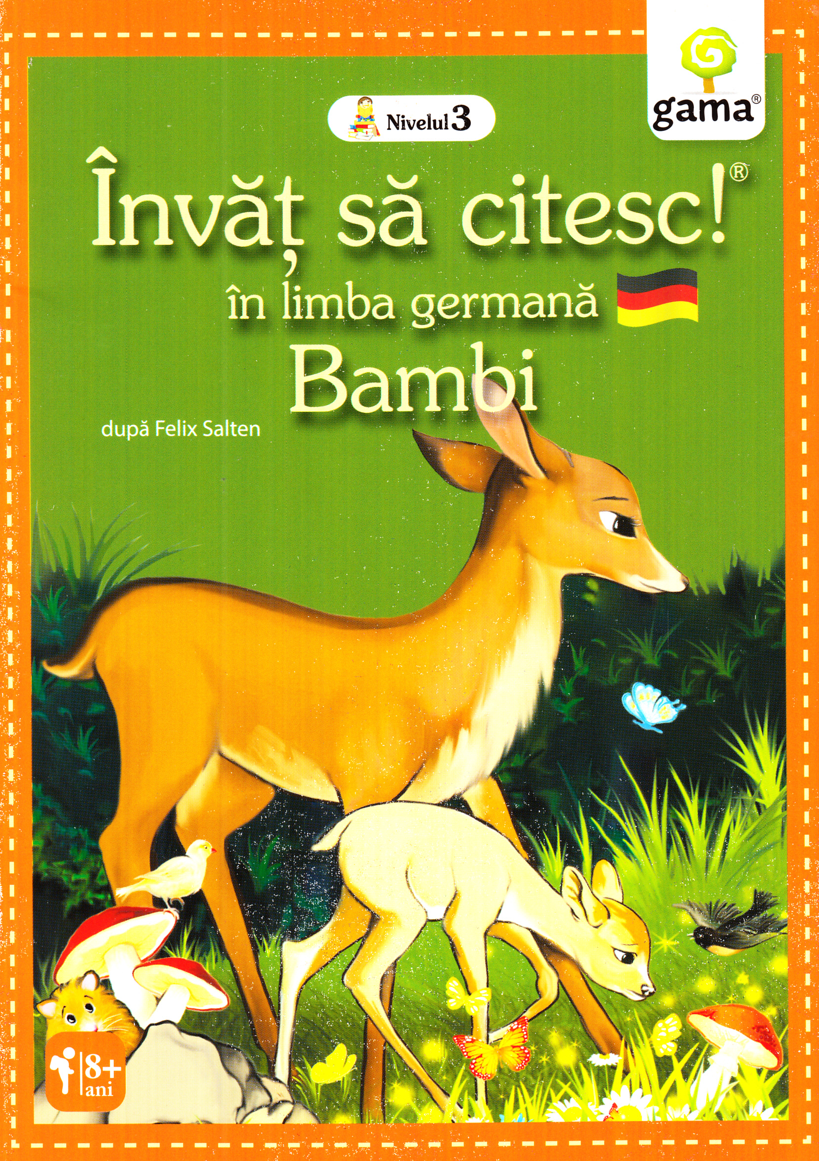 Invat sa citesc in limba germana - Bambi - Nivelul 3