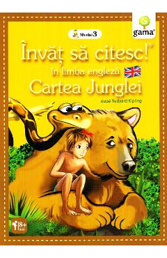 Poza produsului Invat sa citesc in limba engleza - Cartea junglei - Nivelul 3