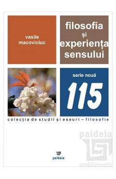 Filosofia si experienta sensului