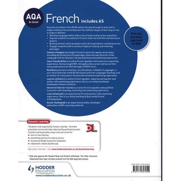 AQA A-Level French (Includes AS)