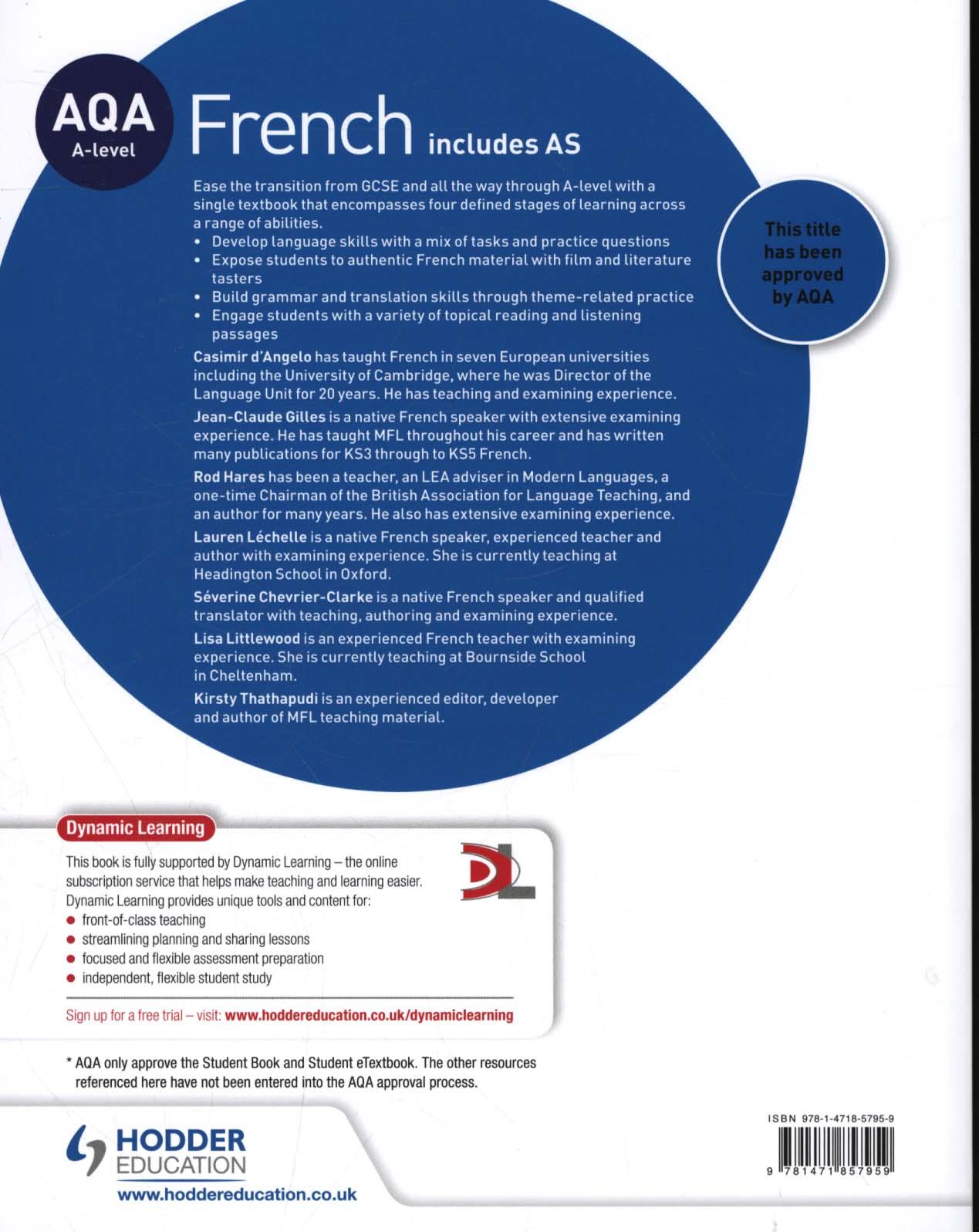 AQA A-Level French (Includes AS)