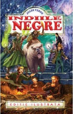 Coperta cărții 'Indiile Negre - Jules Verne'