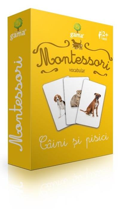 Montessori. Vocabular: Caini si pisici