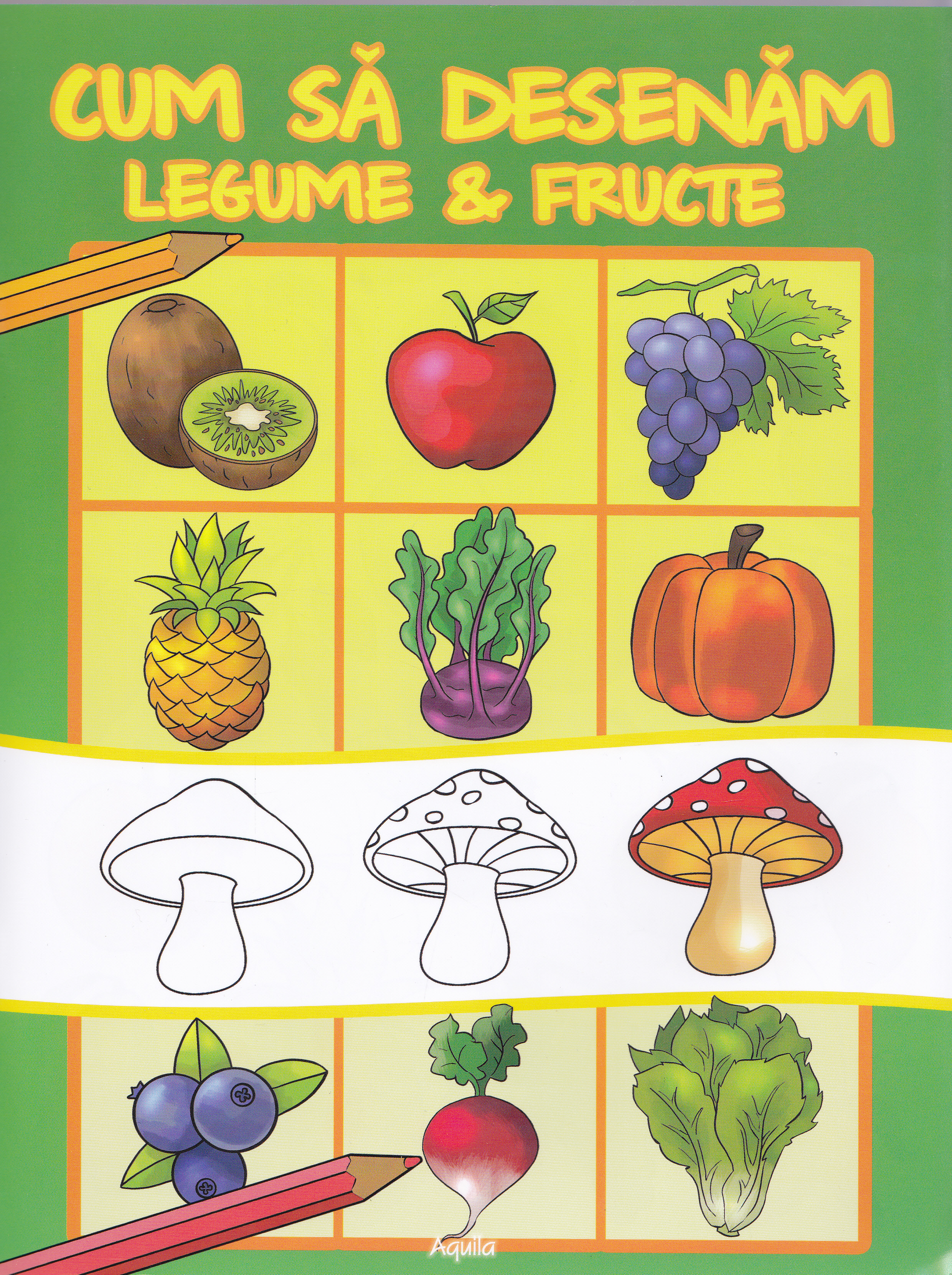 Cum sa desenam legume si fructe