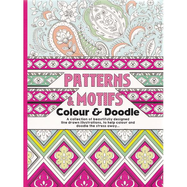 Colour Therapy, Patterns and Motifs. Set de lux antistress, Modele si motive