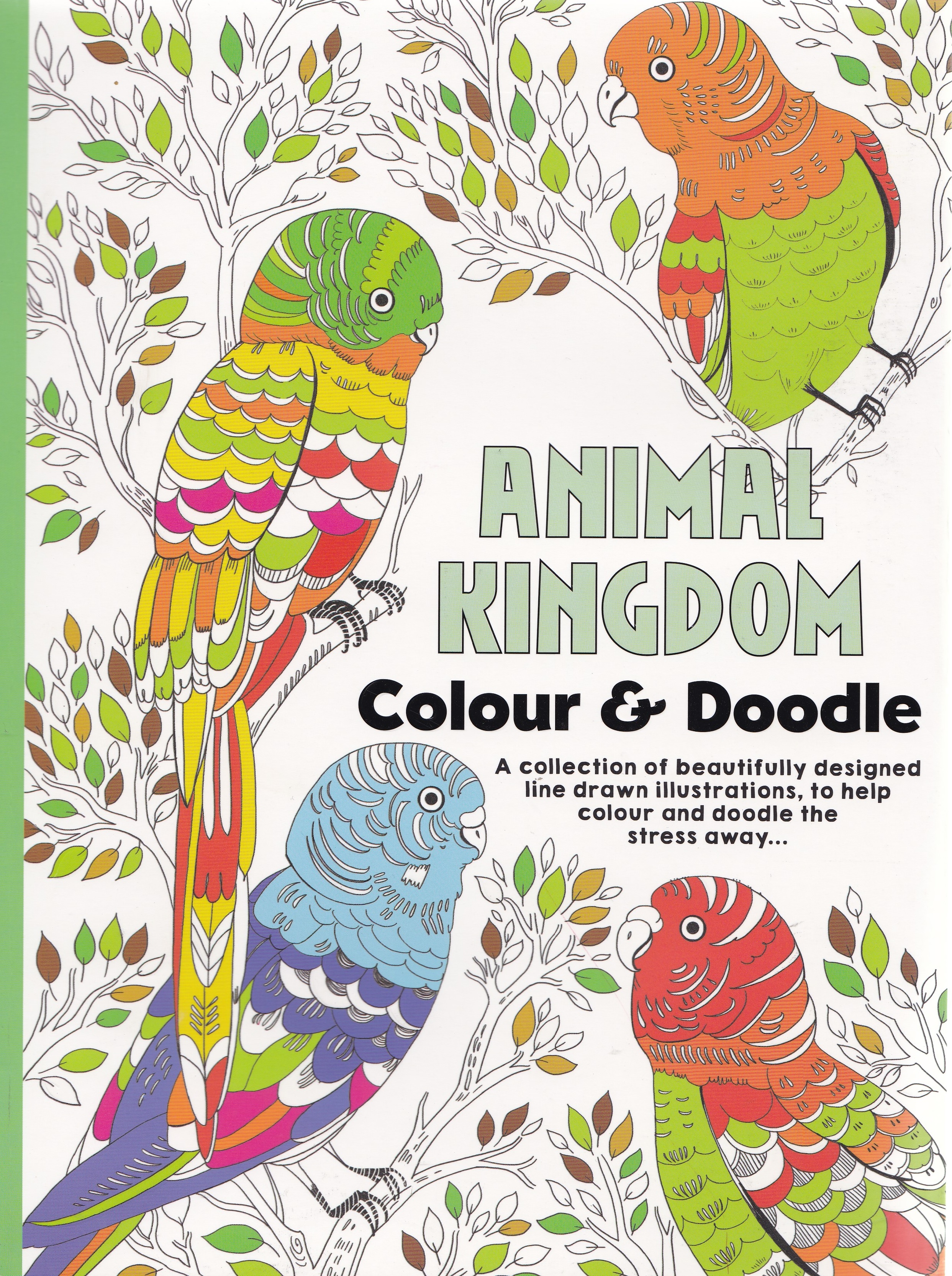 Colour Therapy, Animal Kingdom. Carte de colorat antistress, Regatul animalelor