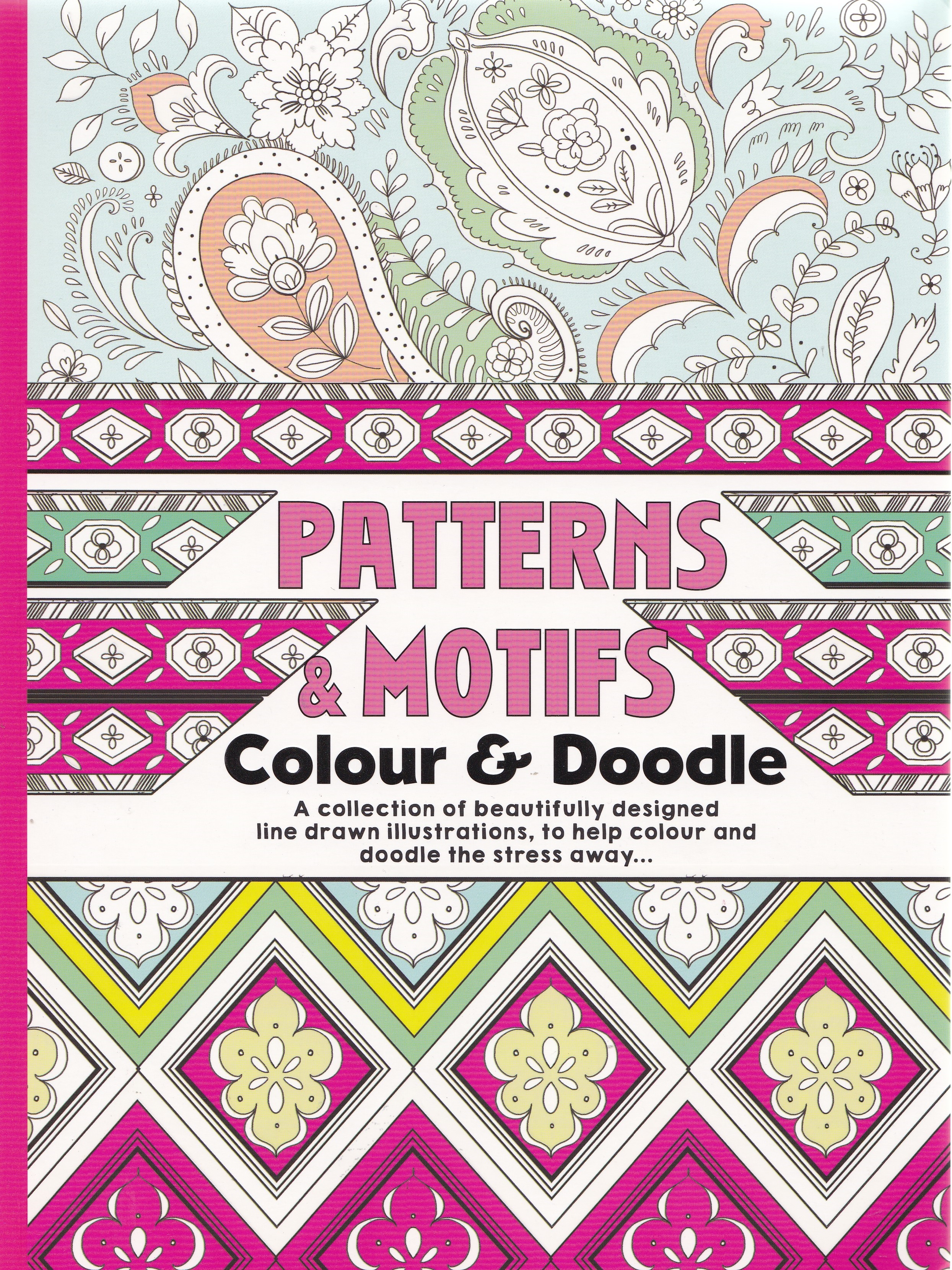 Colour Therapy, Patterns and motifs. Carte de colorat antistress, Modele si motive