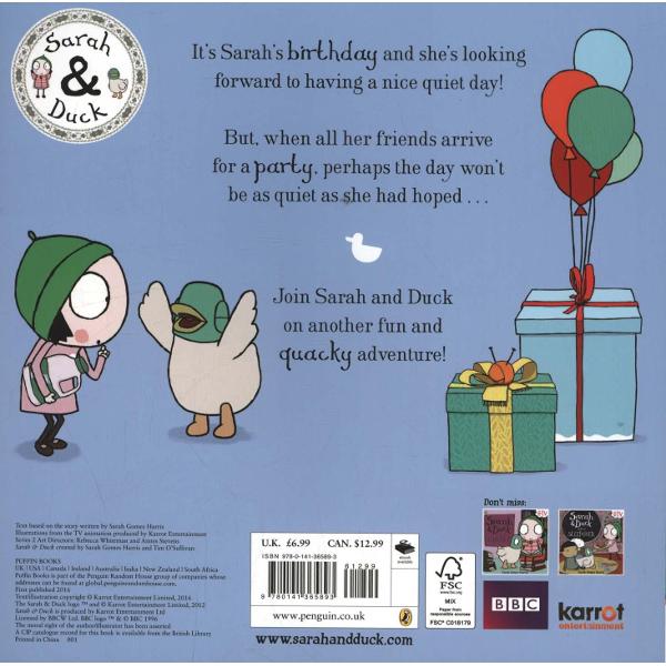 Sarah and Duck Have a Quiet Birthday