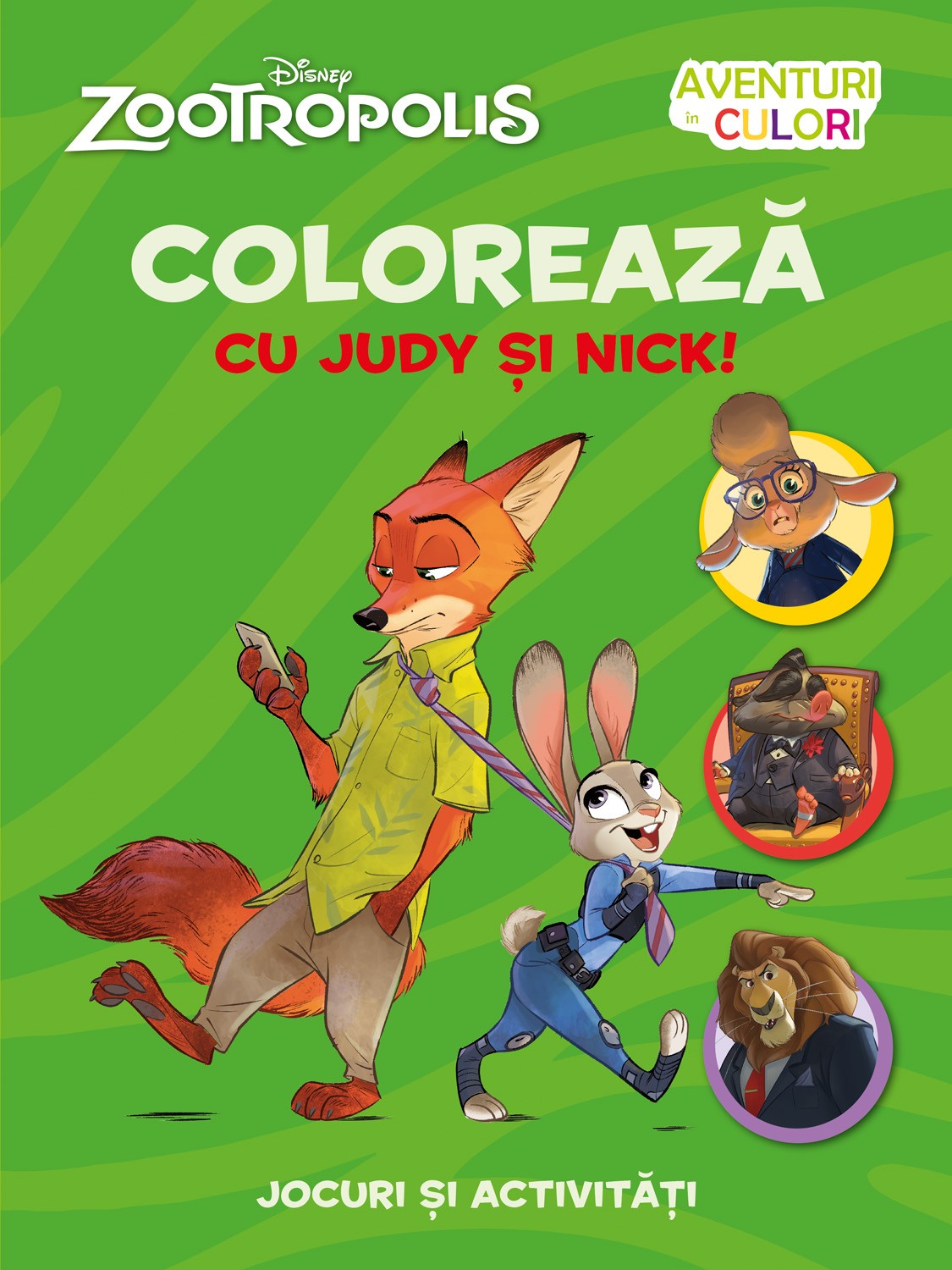 Disney Zootropolis - Coloreaza cu Judy si Nick
