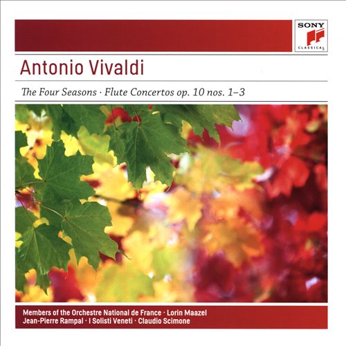 CD Vivaldi - The Four Seasons, Flute Concertos Op.10 Nos. 1-3 - Lorin Maazel