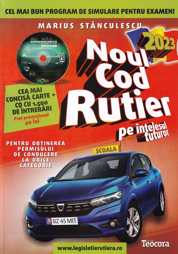 Noul Cod Rutier 2022 pe intelesul tuturor + CD - Marius Stanculescu