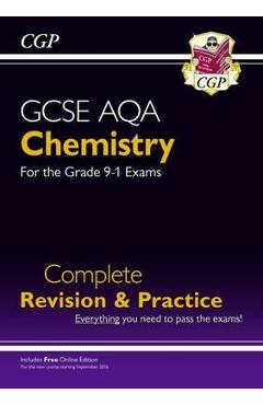 Coperta cărții 'New Grade 9-1 GCSE Chemistry AQA Complete Revision & Practic'