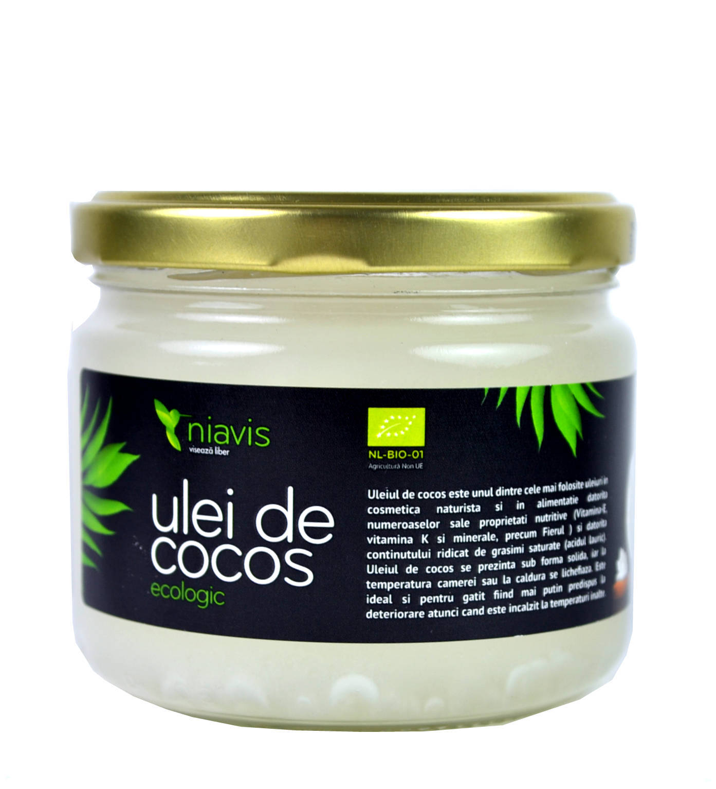 Ulei De Cocos Extravirgin Ecologic/bio 250gr Niavis
