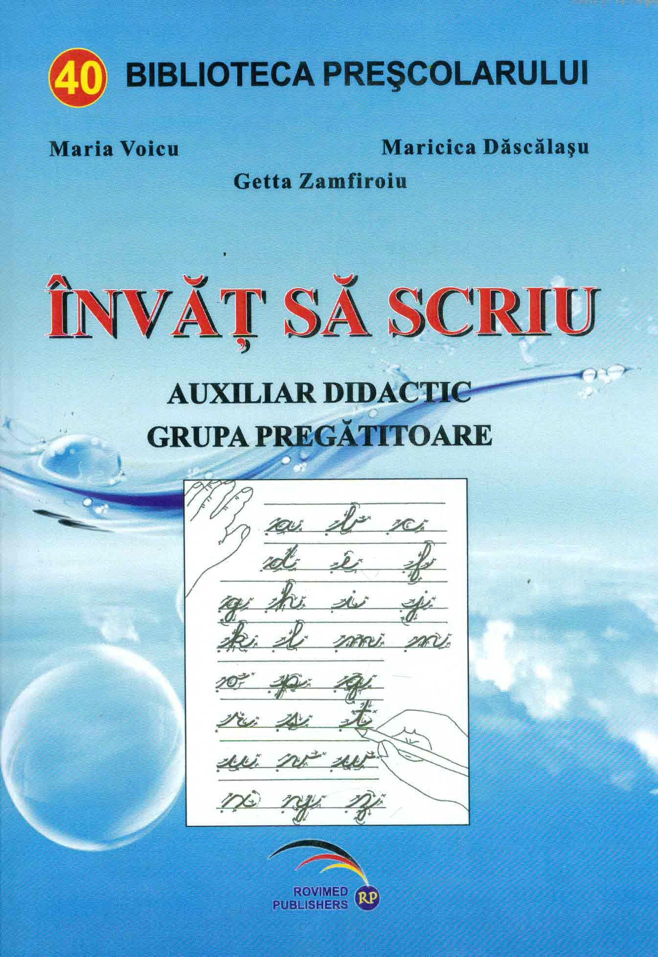 Invat sa scriu - Maria Voicu, Maricica Dascalasu, Getta Zamfiroiu