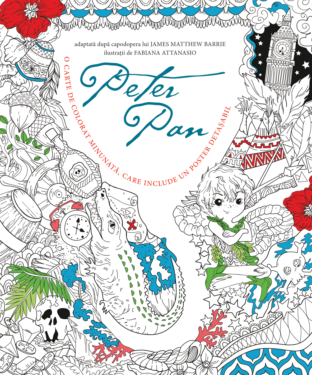 Peter Pan - Carte de colorat